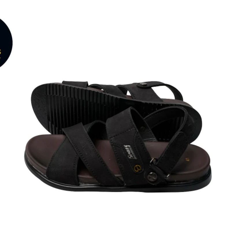 BD Brand Sandal(পেছনে বেল্ট) কালো